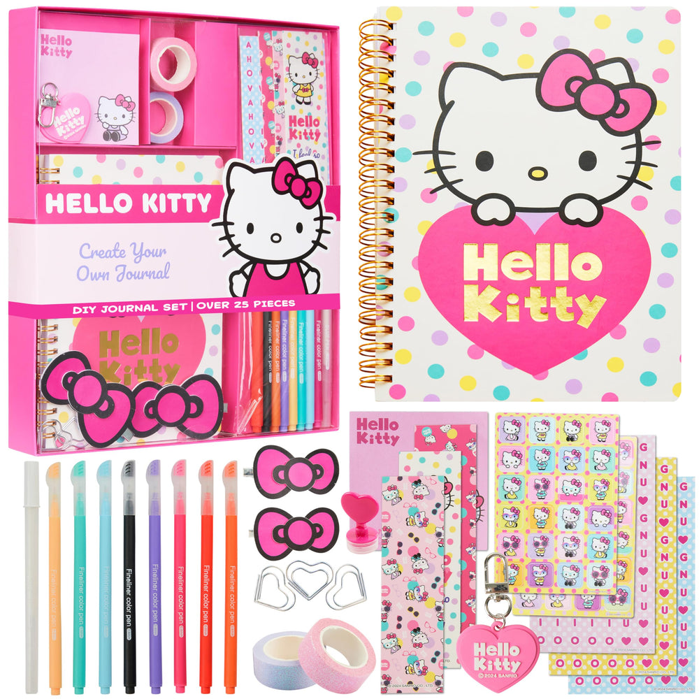 Hello Kitty DIY Journal Kit notebook cover with cute design for organized girls