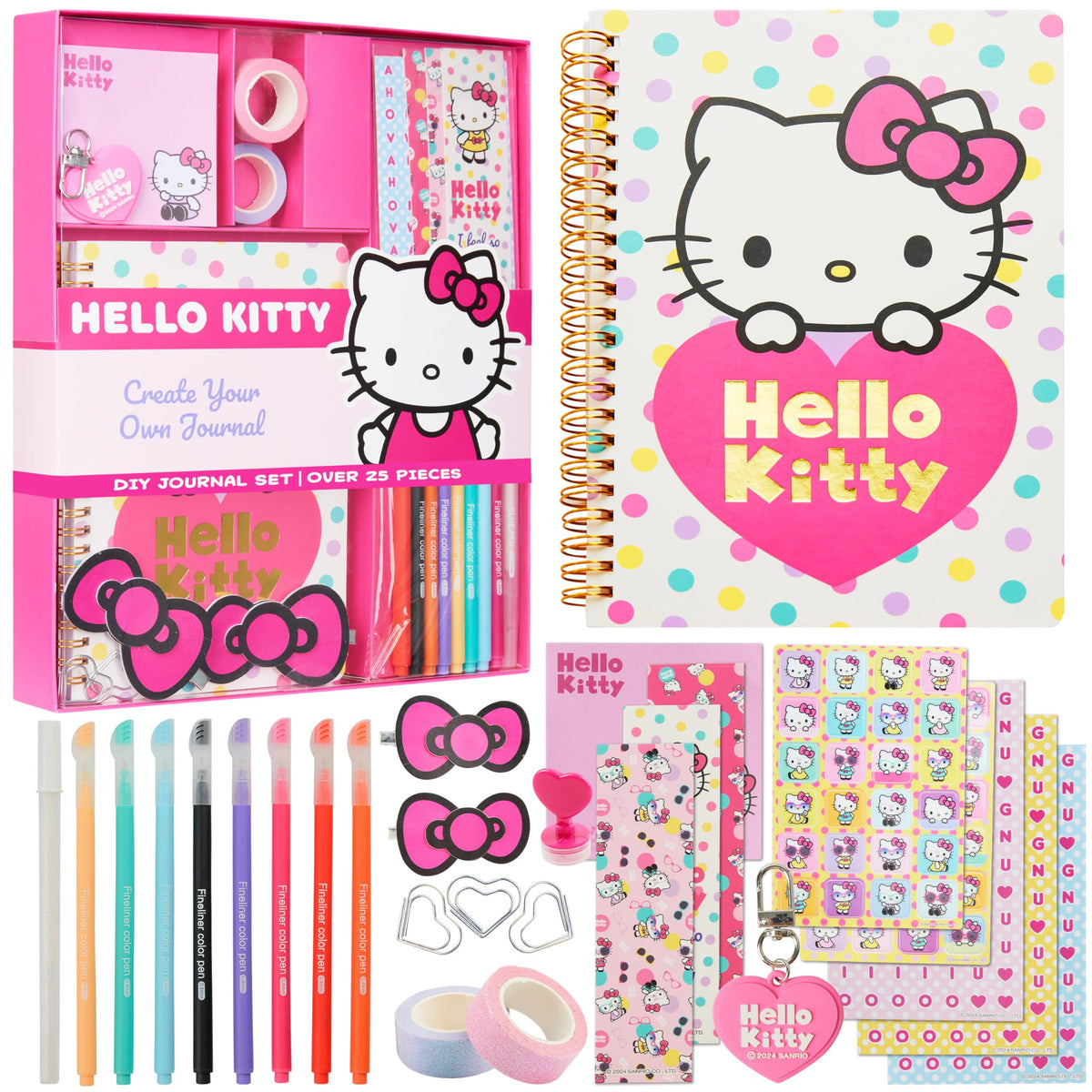 Hello Kitty DIY Journal Kit notebook cover with cute design for organized girls
