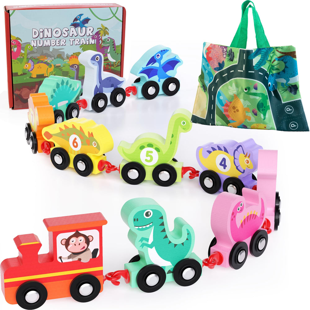 HELLOWOOD train car hooks connect securely for smooth play experiences