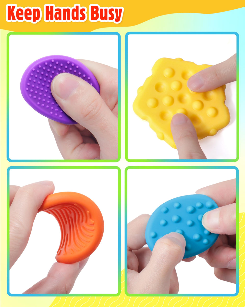 Helsort compact fidgets fit in pockets for discreet stress relief.