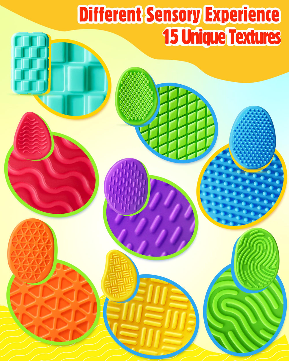 Helsort soft silicone stones are washable and durable for daily use.