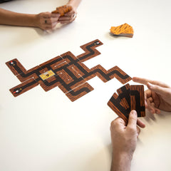 Family game night with Bandido, cooperative fun for kids and adults.
