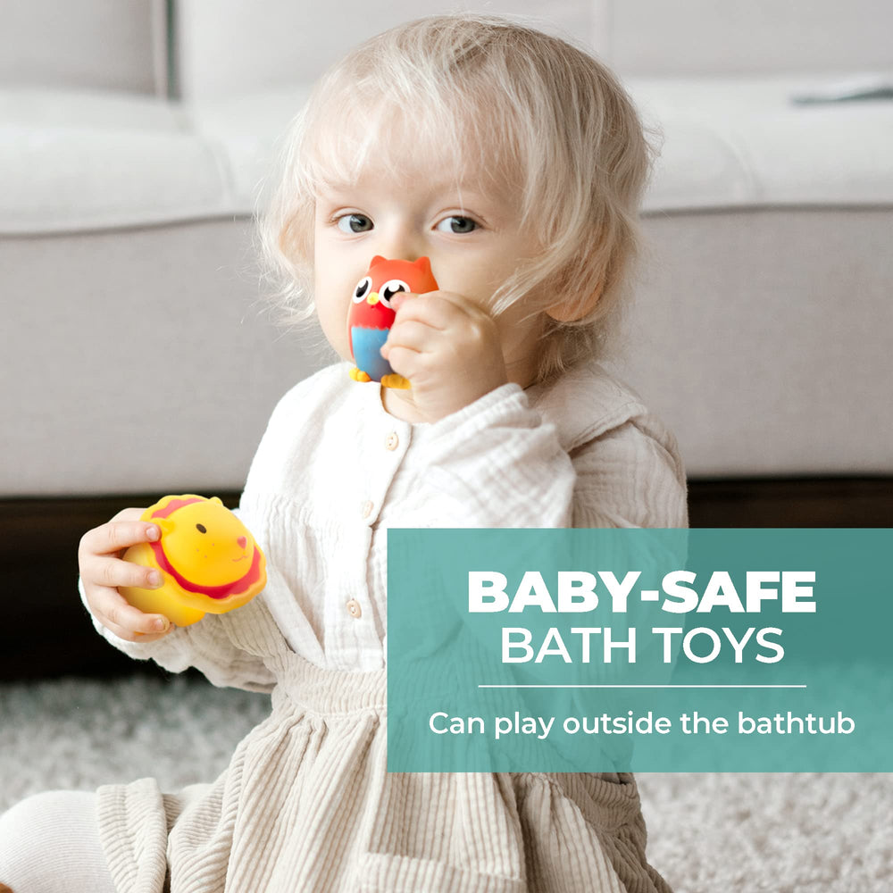 Hely Cancy chewable bath toy with soft surface for teething-friendly play