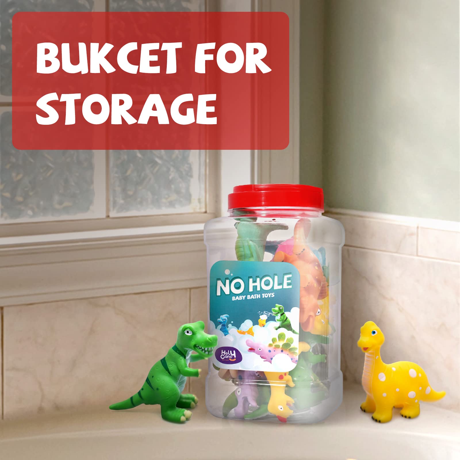Hely Cancy dinosaur bath toy stimulates imagination and play