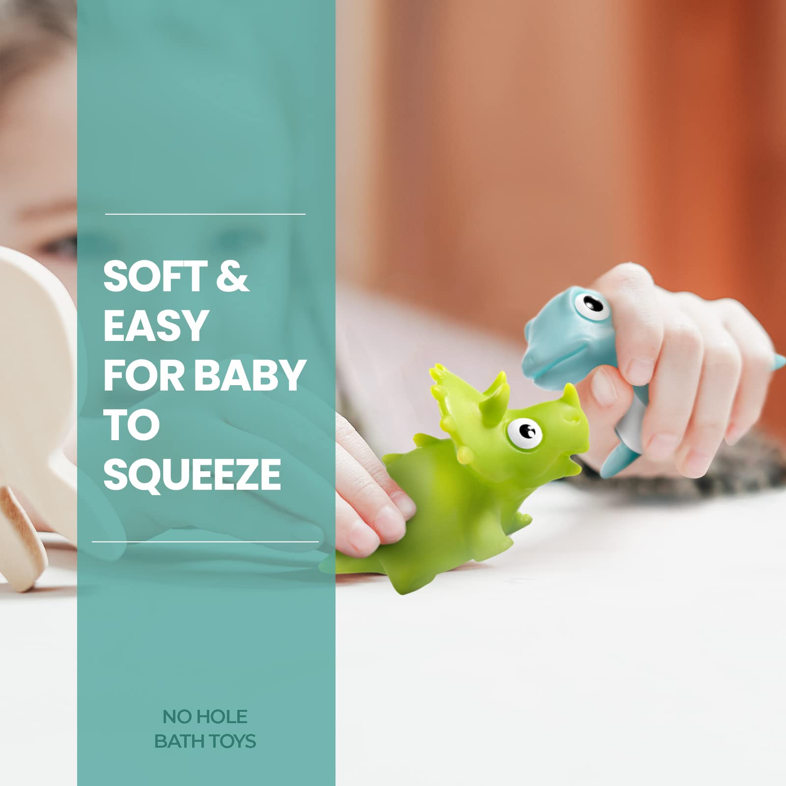 Dishwasher-safe Hely Cancy bath toys for quick cleanup.