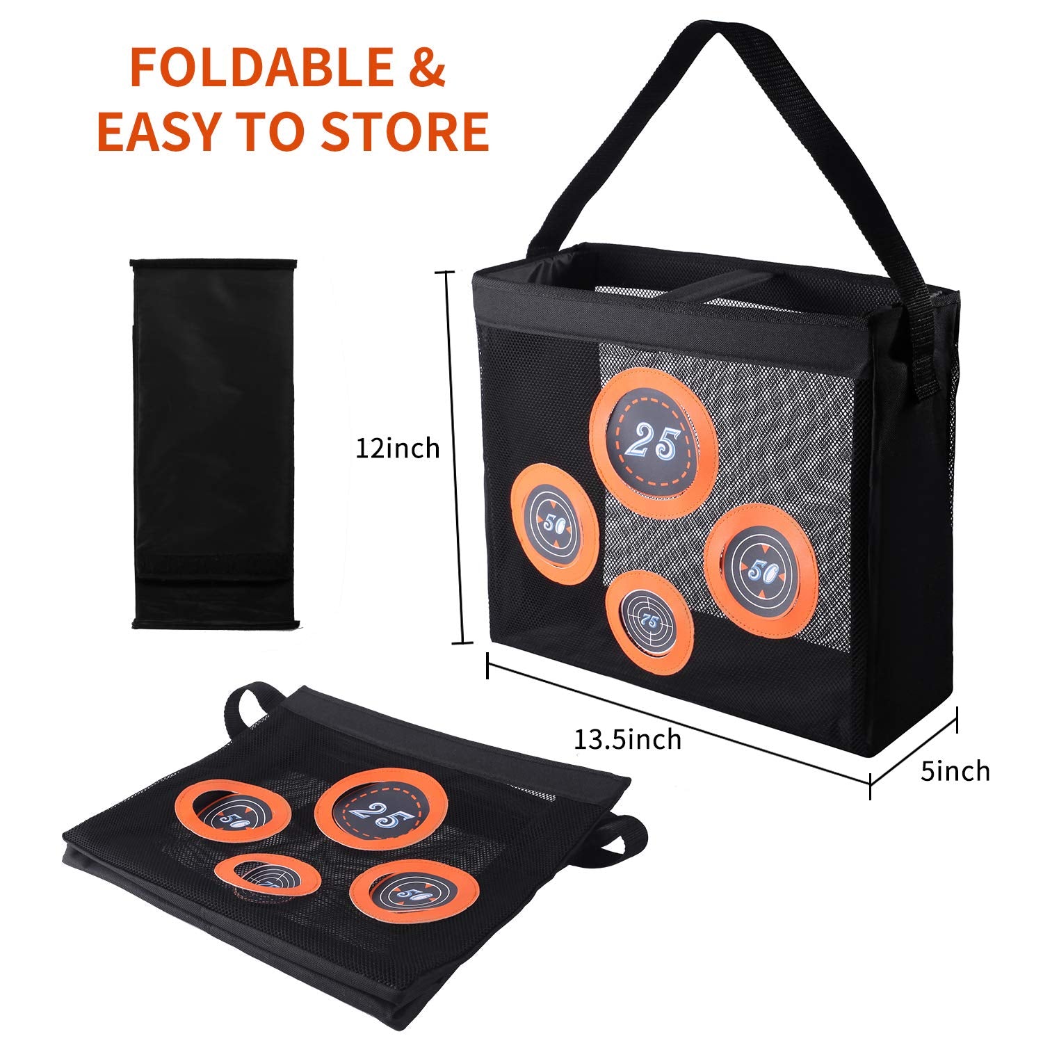 Hely Cancy easy-carry handle enables kids to take practice on the go.