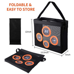 Hely Cancy easy-carry handle enables kids to take practice on the go.