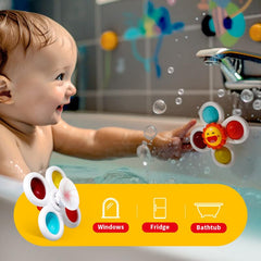Hely Cancy infant bath toy for 18 months and up with safe grip.