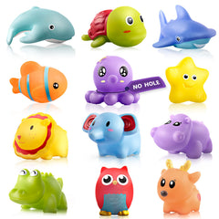 Hely Cancy no-hole animal bath toy with safe design for bath time exploration