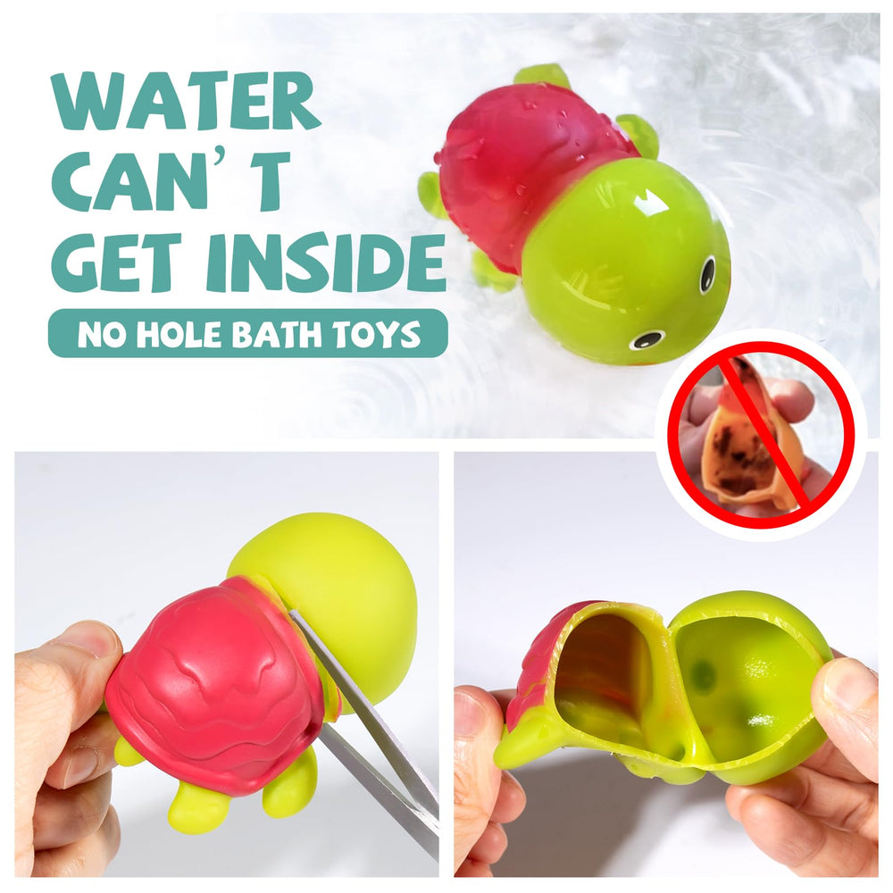 Hely Cancy soft rubber bath toy; easy for little hands to grab.