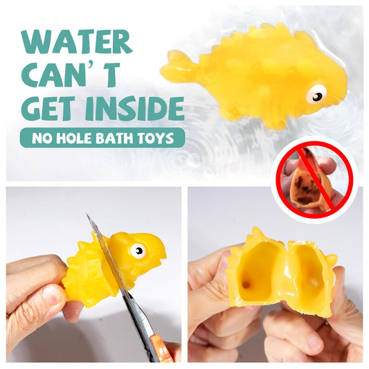 Hely Cancy soft rubber bath toy designed for easy grasp and playful tub adventures.