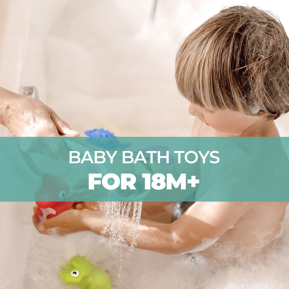 Soft rubber bath toys by Hely Cancy for gentle chewing.
