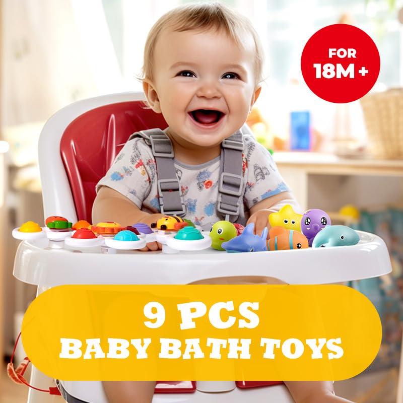 Hely Cancy tub toy set used outside the tub for imaginative play.