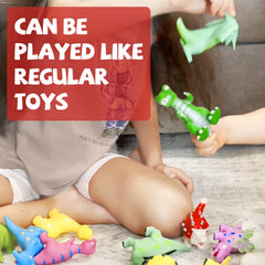 Hely Cancy tub friends dinosaur toy for engaging bath time