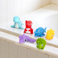 Tub friends from Hely Cancy ready for play beyond the tub.