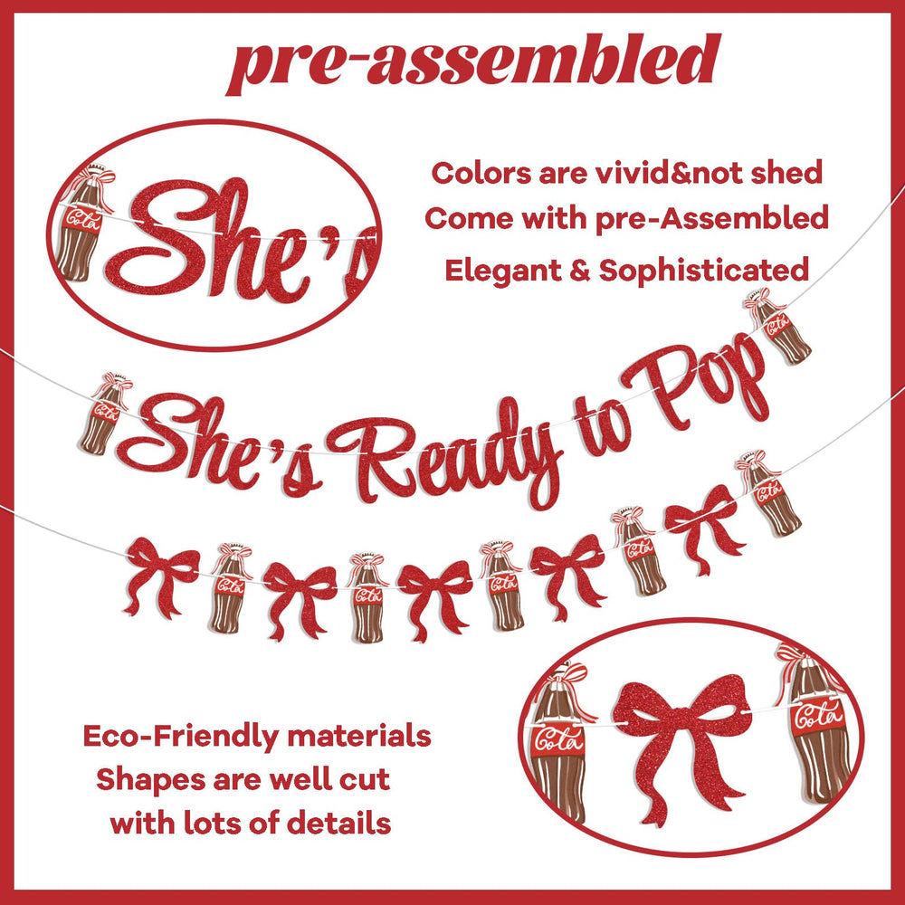 Hemicha red premium card stock banner adds vibrant, durable color to celebrations.