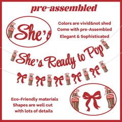 Hemicha red premium card stock banner adds vibrant, durable color to celebrations.