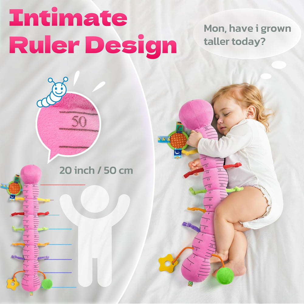 HEMRLY caterpillar with belly ruler helps track growth in a fun way