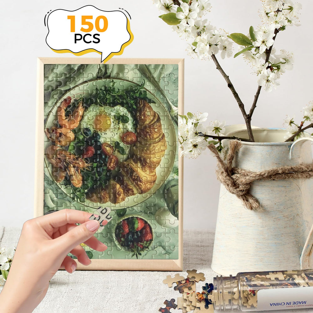 HENGCHI mini puzzles 6x4 finished size emphasizes crisp artwork.