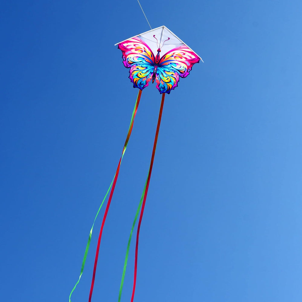 HENGDA KITE butterfly kite assembly instruction, quick setup with clear steps.