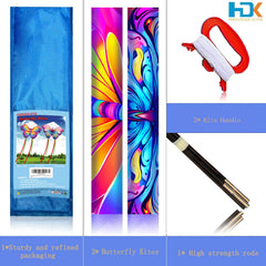 HENGDA KITE butterfly kite graphics, high-definition artwork that stands out in the sky.