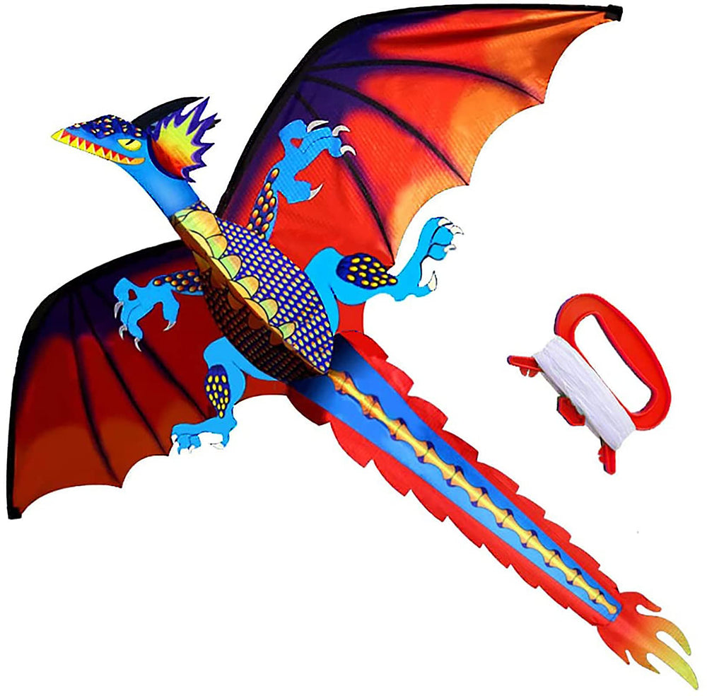 HENGDA KITE classic dragon kite in flight for family fun