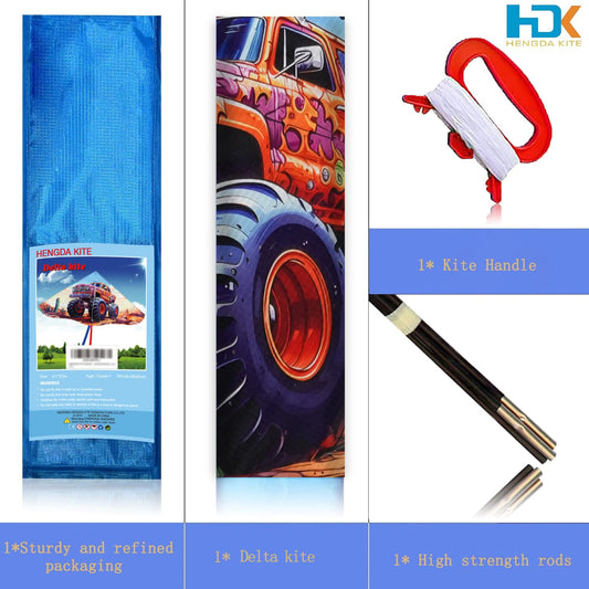 HENGDA KITE beginner package includes all setup components.