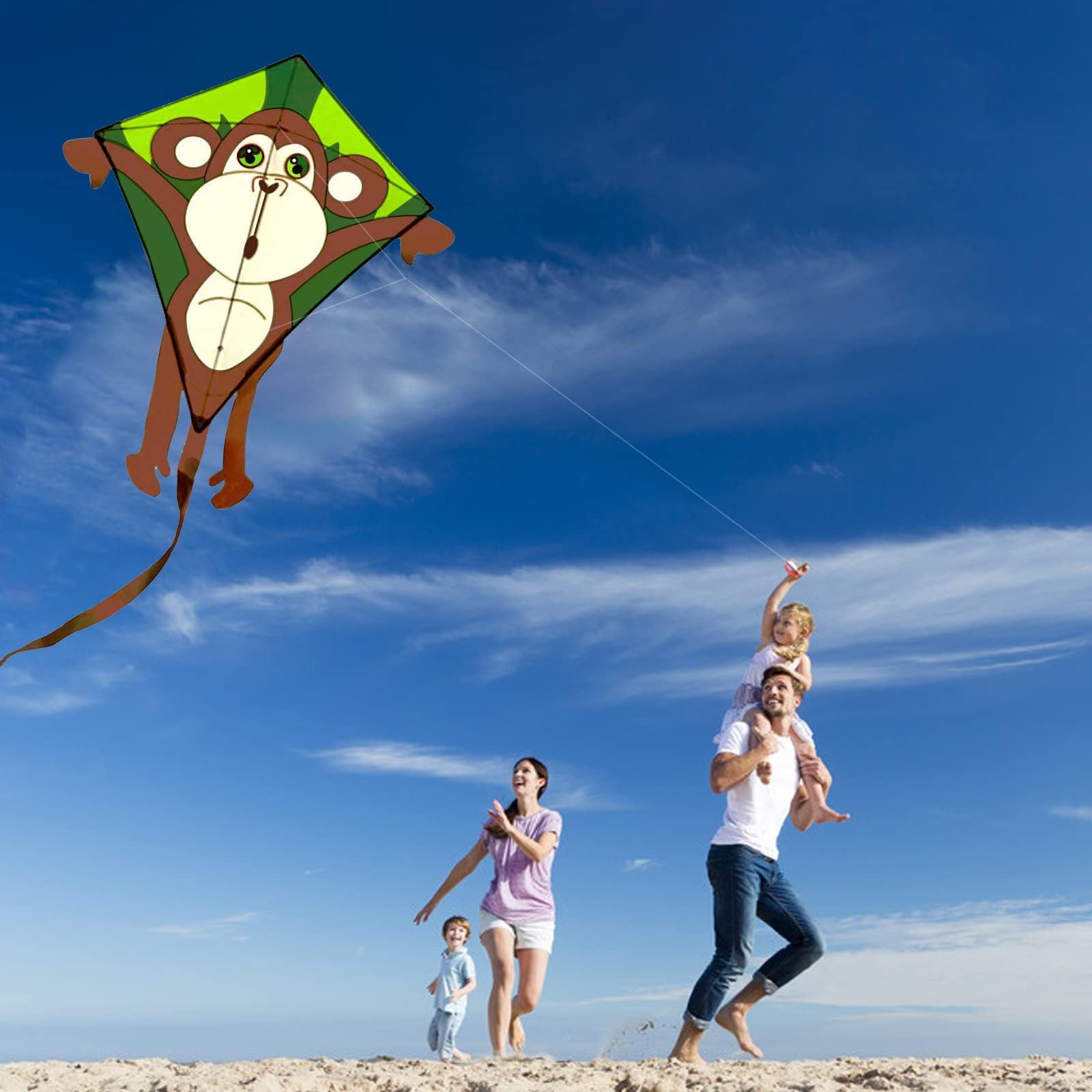 HENGDA KITE monkey kite folded, compact carry bag ready.