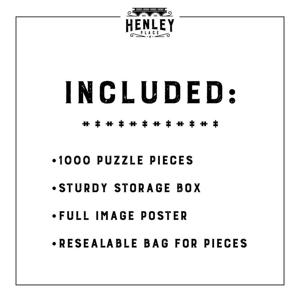 Henley Place Space Puzzle 1000-piece set, satisfying space-themed challenge for adults