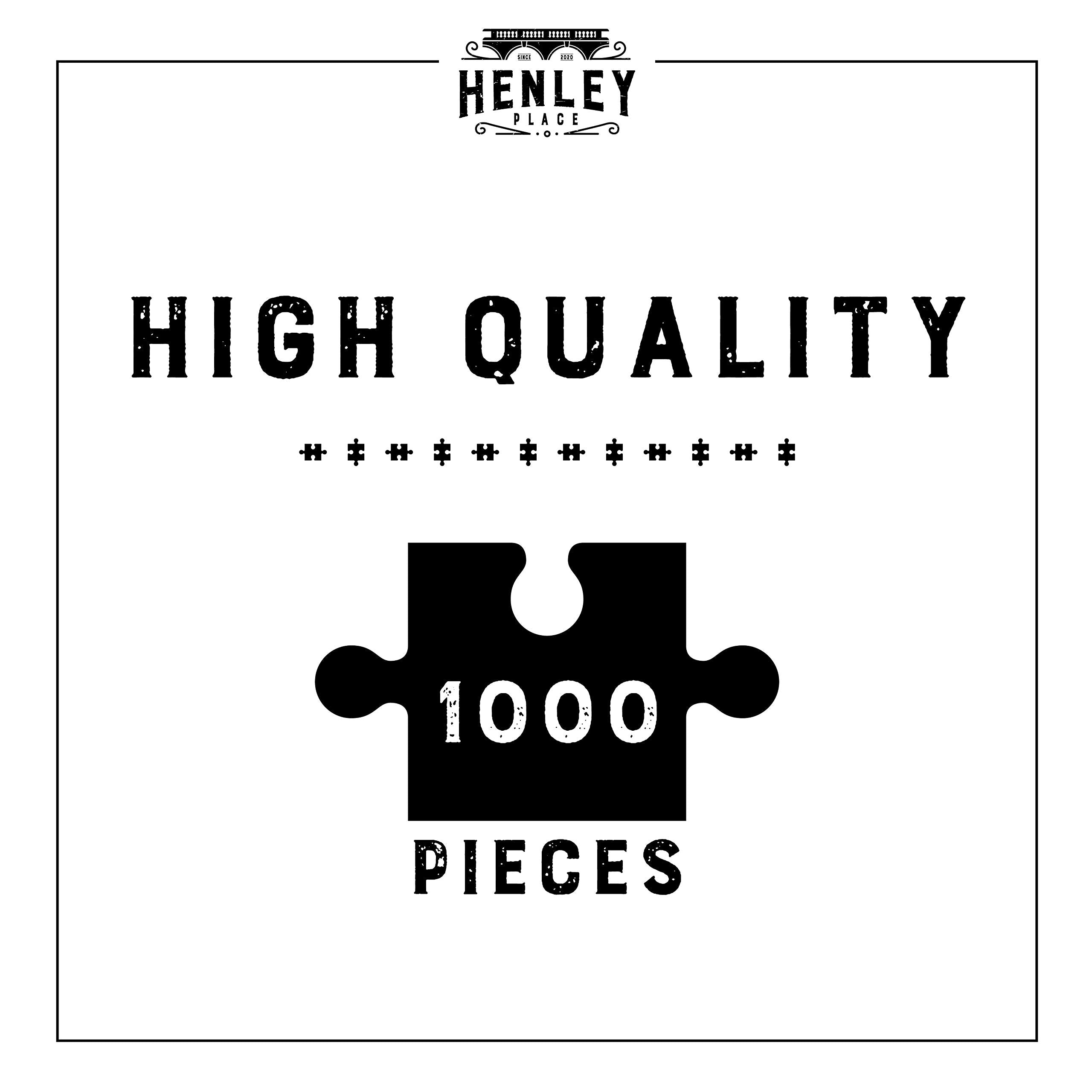 Henley Place Space Puzzle resealable bag, keeps pieces organized between sessions