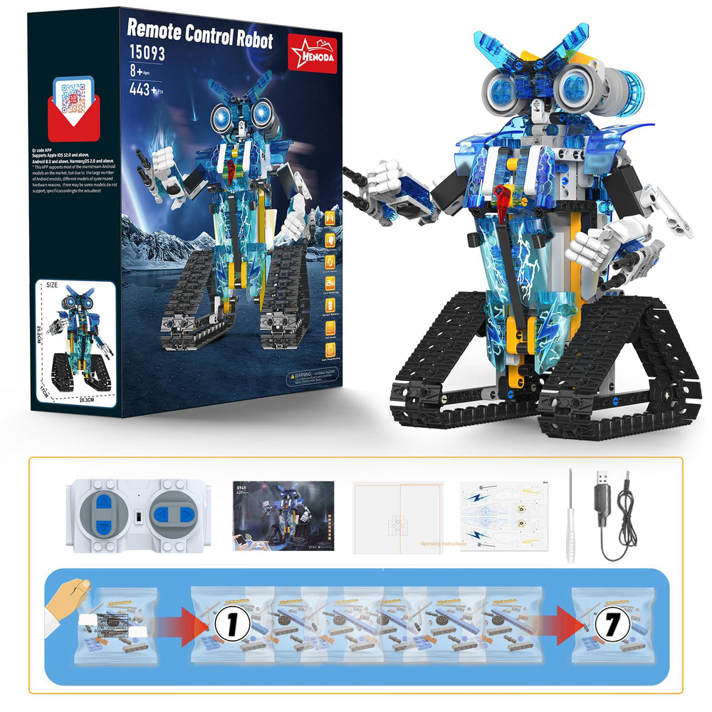 Henoda step-by-step assembly manual guides safe, easy construction.