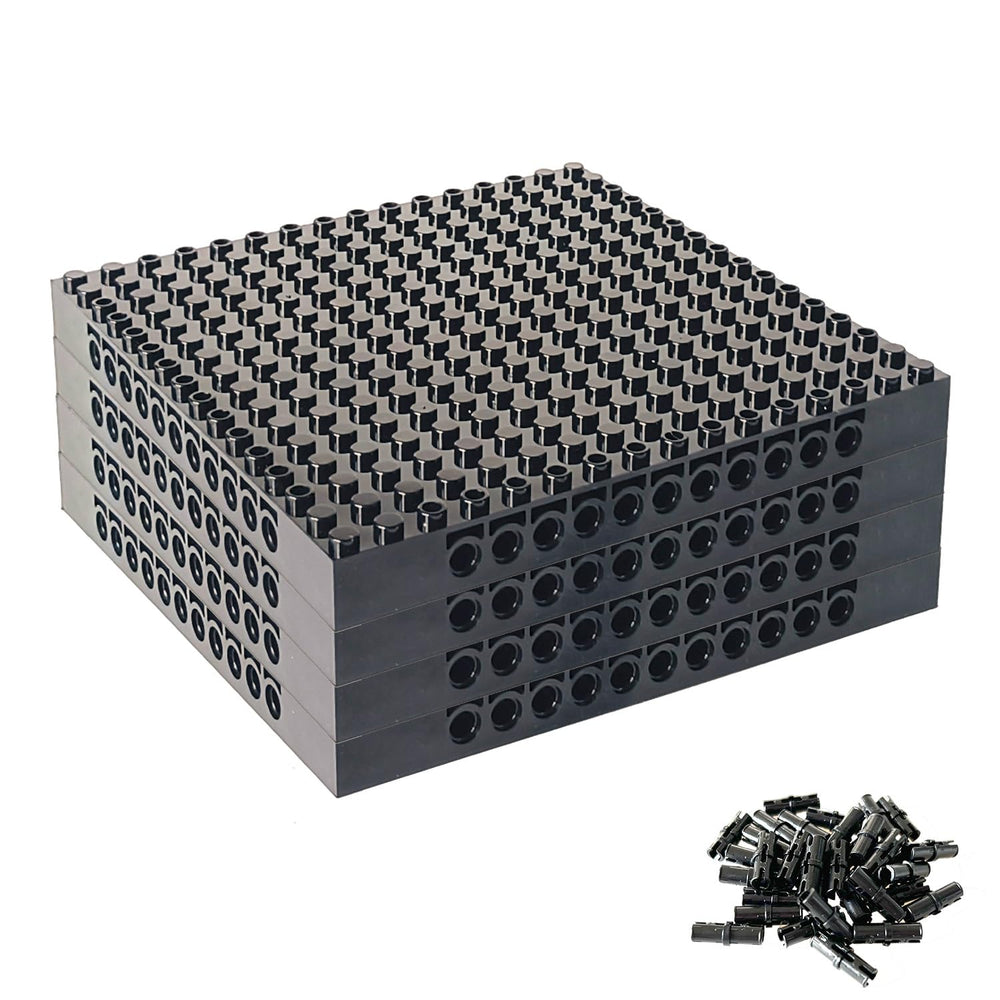 Hensgaukt 16x16 black base plates ideal for pixel art projects