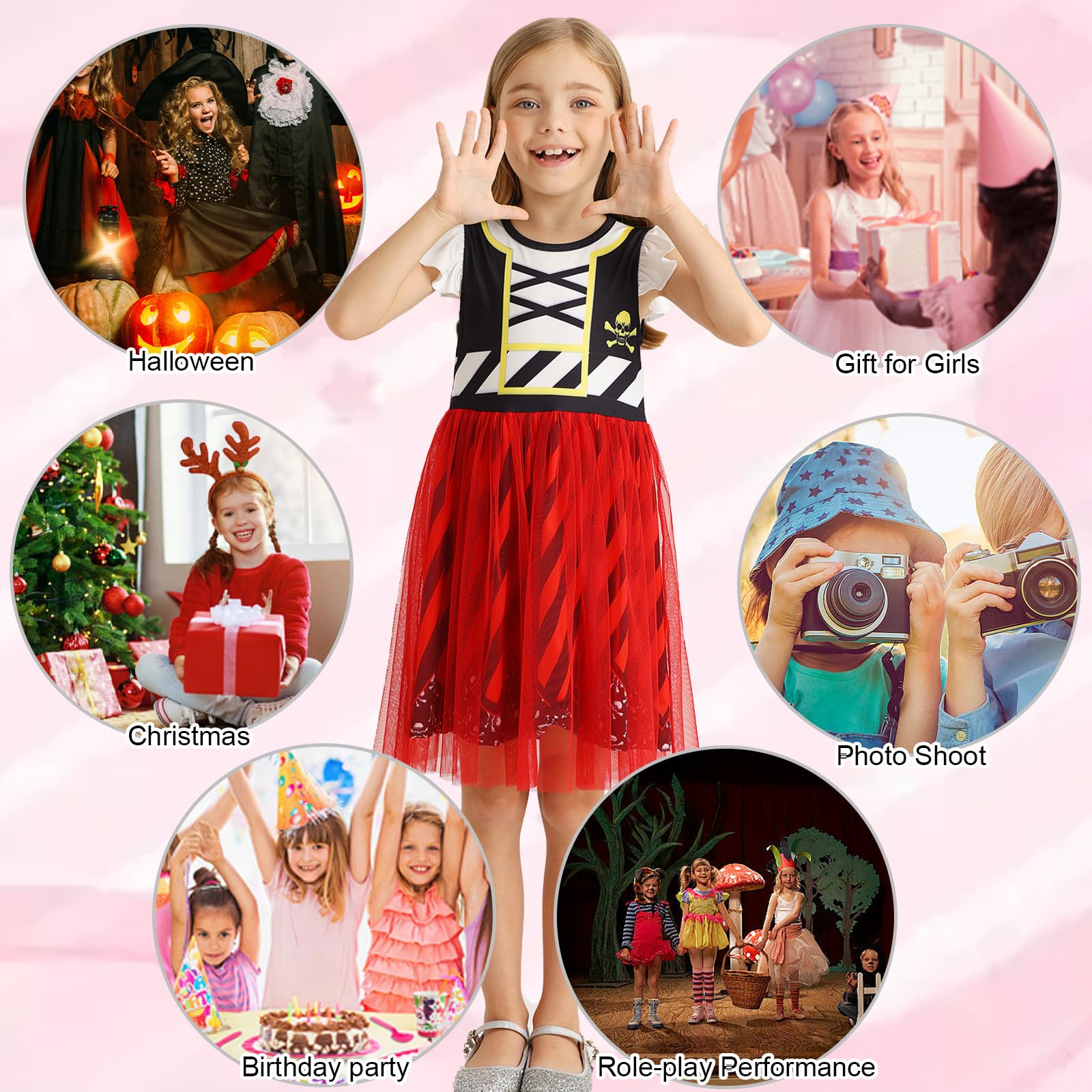 HenzWorld birthday party dress ideal for festive photos and celebrations.