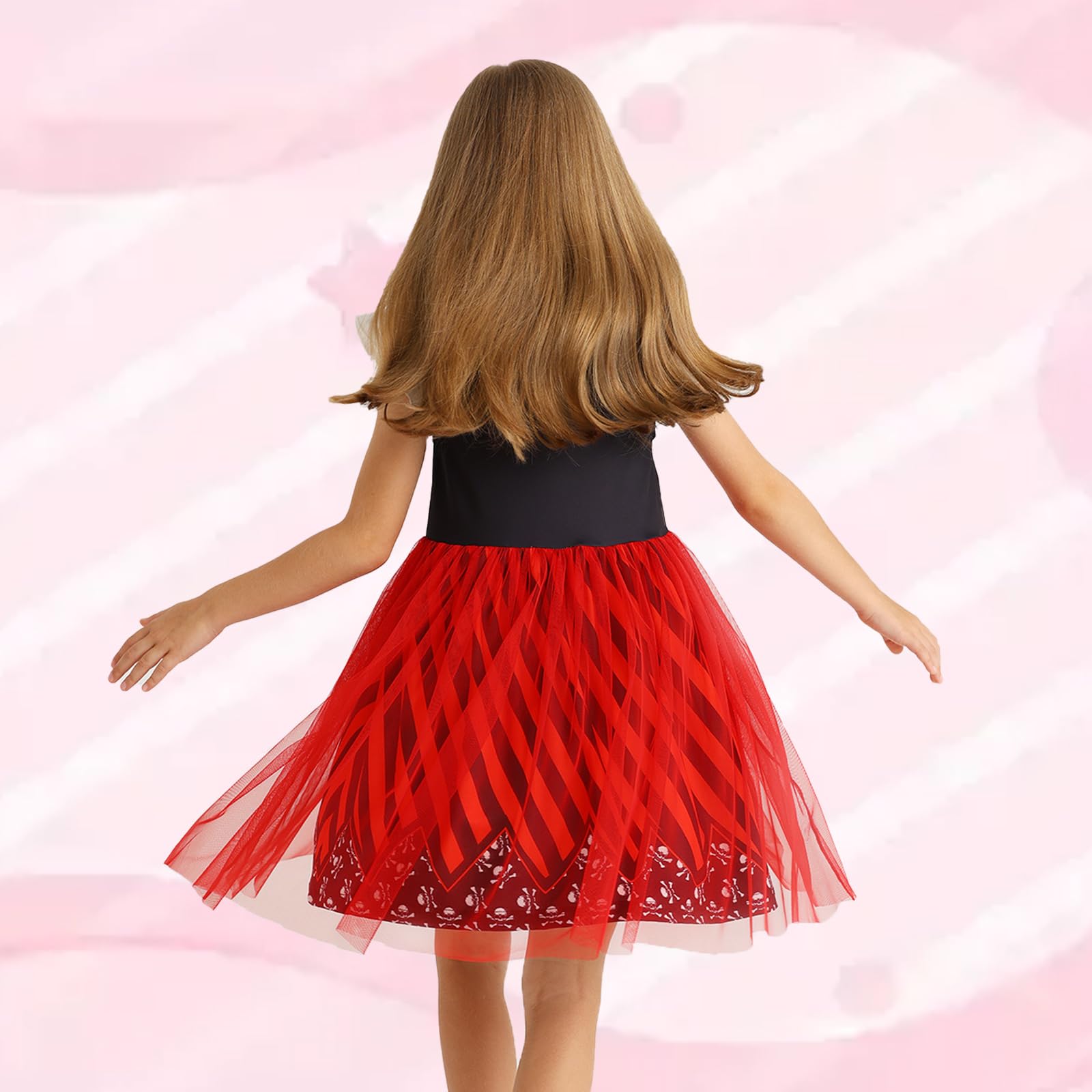 HenzWorld pirate costume tulle skirt creates a magical princess-like silhouette.