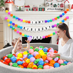Heopeis color recognition and counting play with ball pit balls