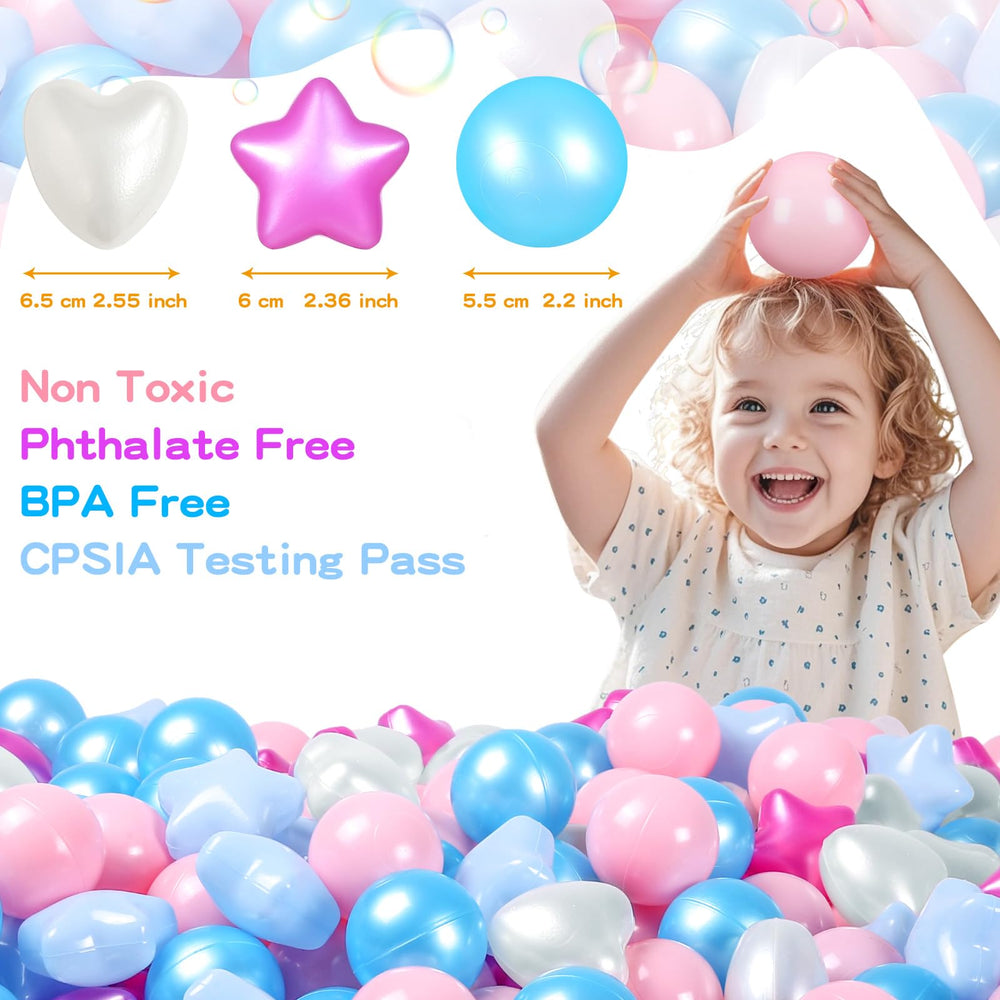 Heopeis pool bath play balls ready for water-based fun and sensory exploration.