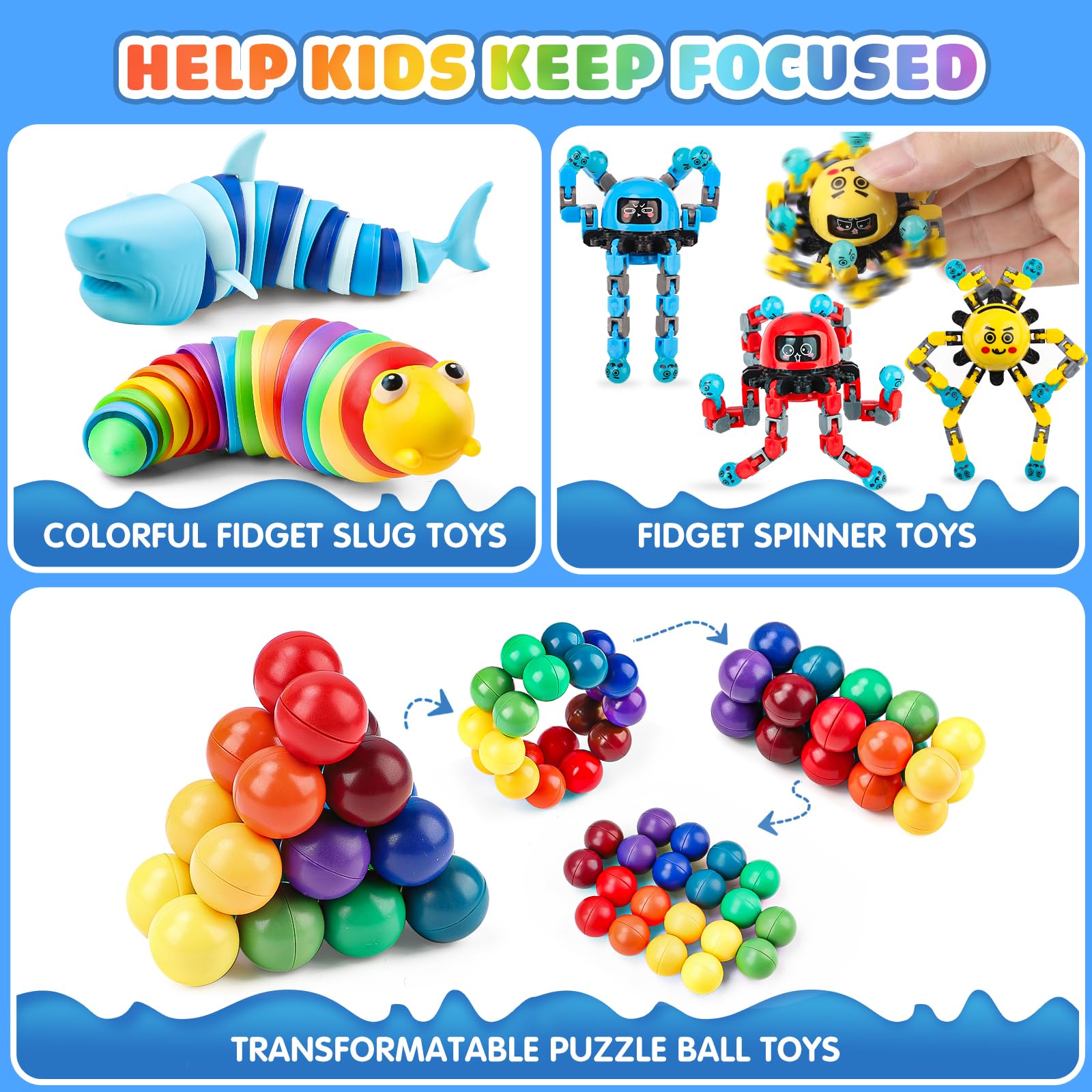 Hepoasky puzzle ball encourages problem-solving and fine motor skills through engaging play.