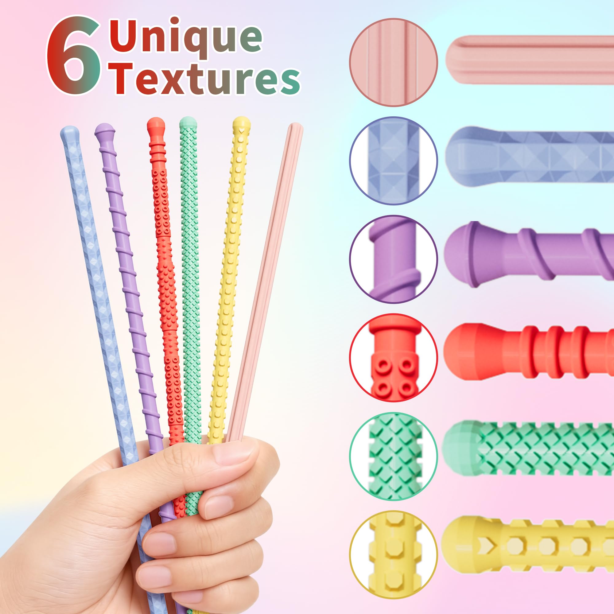 Durable silicone wrap and secure adhesive on Hepotk fidget sticks for longevity