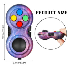 HEQU fidget pad button — crisp feedback for focused work.