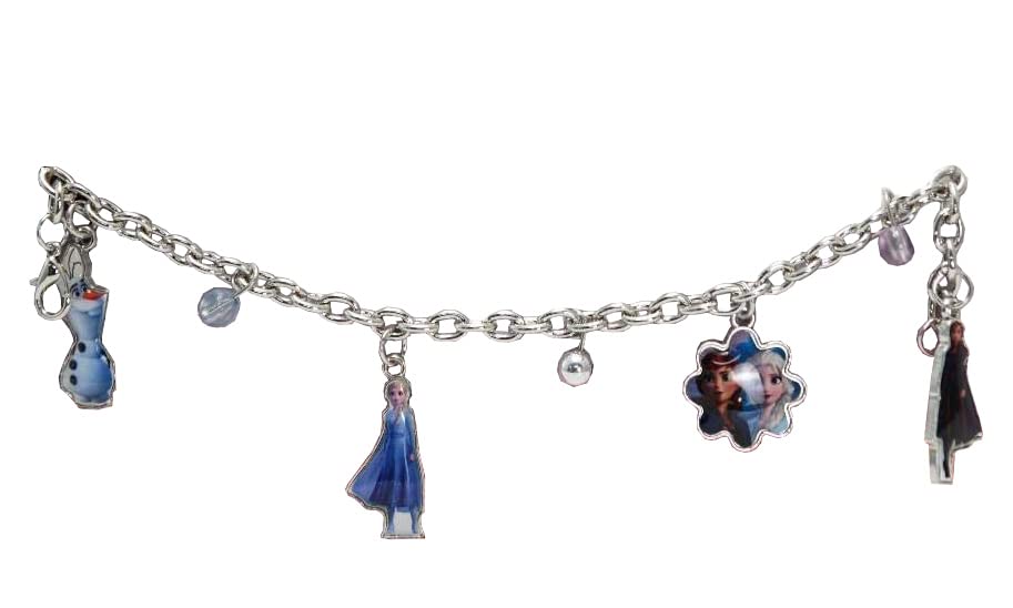 H.E.R. Accessories Disney Frozen 7-inch bracelet with metal charms for everyday wear