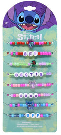 HER Stitch character bracelets 8-pack: vibrant, easy-to-wear accessories for daily fun at school.