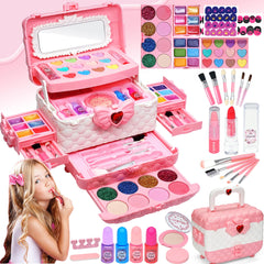 HERAPFANN kids makeup set box open, inviting imaginative pretend play for little princesses.