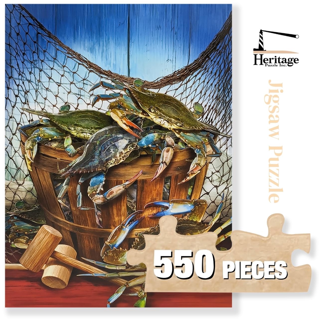 Heritage Puzzle 18 by 24 inches finished size ideal for wall display