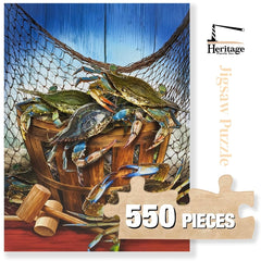 Heritage Puzzle 18 by 24 inches finished size ideal for wall display
