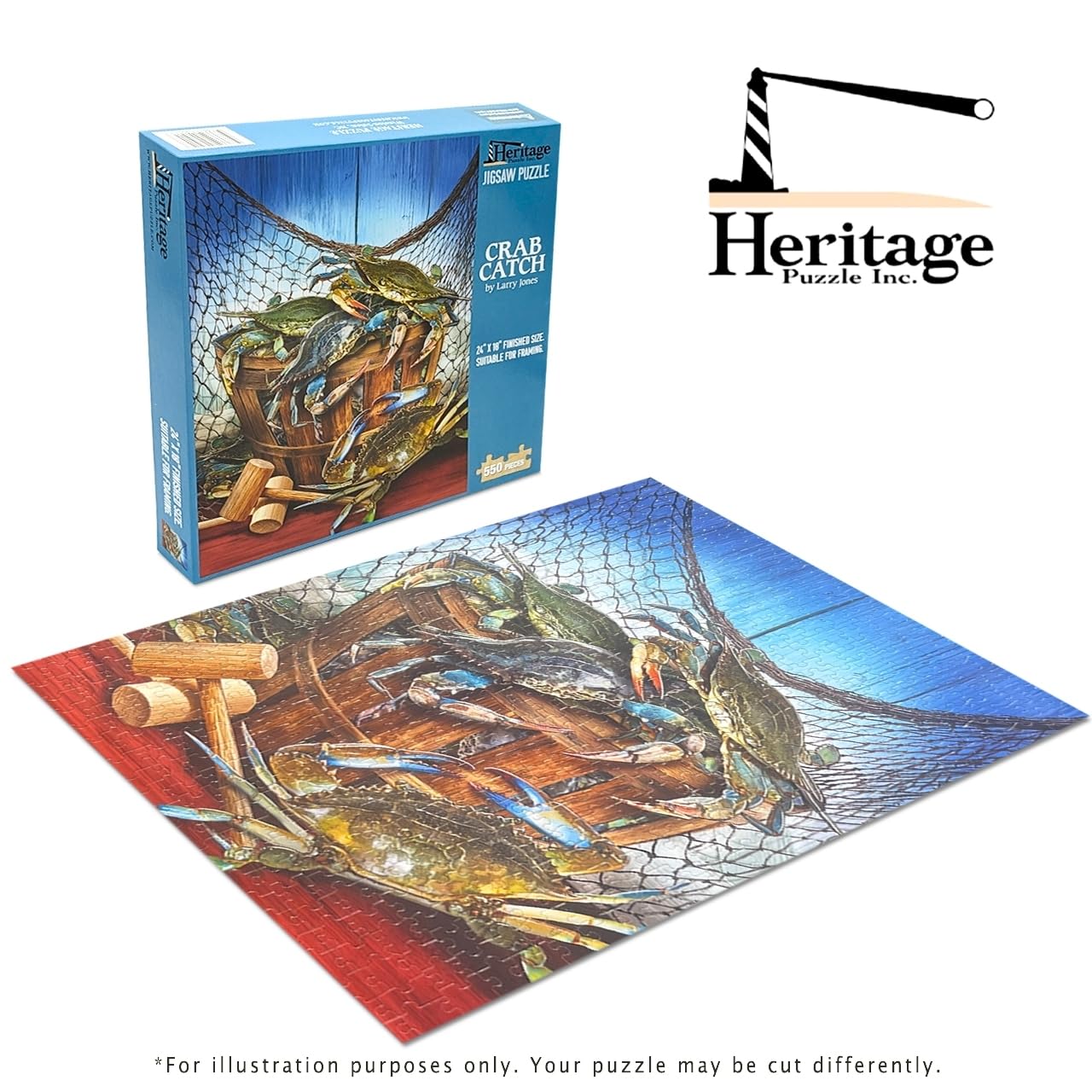 Heritage Puzzle Interlocking pieces show smooth assembly and satisfying fits