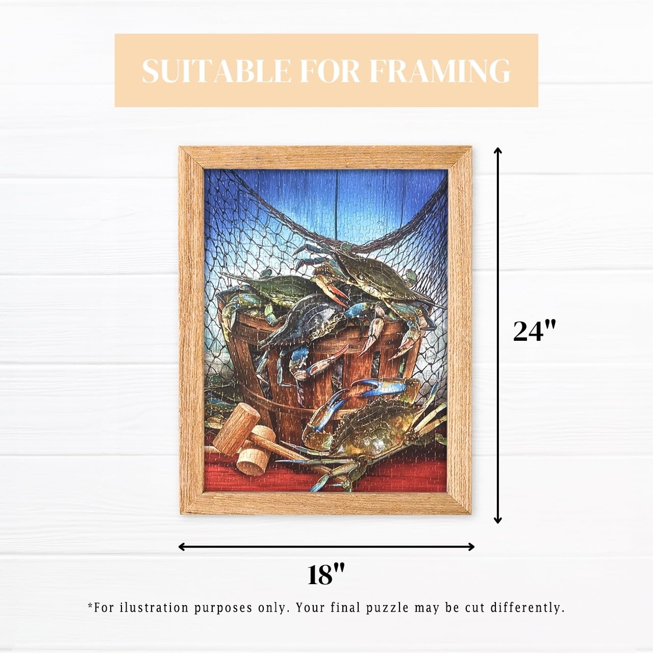 Heritage Puzzle Made in USA ensures sturdy construction and lasting enjoyment