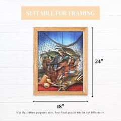 Heritage Puzzle Made in USA ensures sturdy construction and lasting enjoyment
