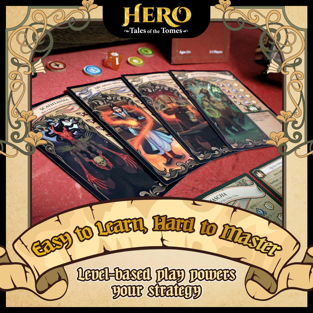 Hero: Tales of the Tomes three game modes for replay value