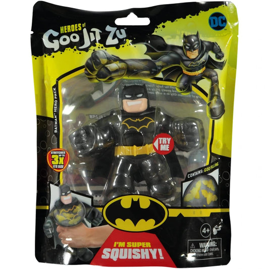 Heroes of Goo Jit Zu Batman toy shows goo bulge and bats inside during squish play.
