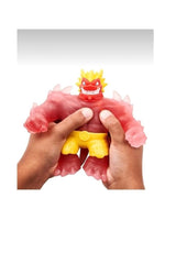 Heroes of Goo Jit Zu Blazagon core burst shows color-changing goo after squeezing